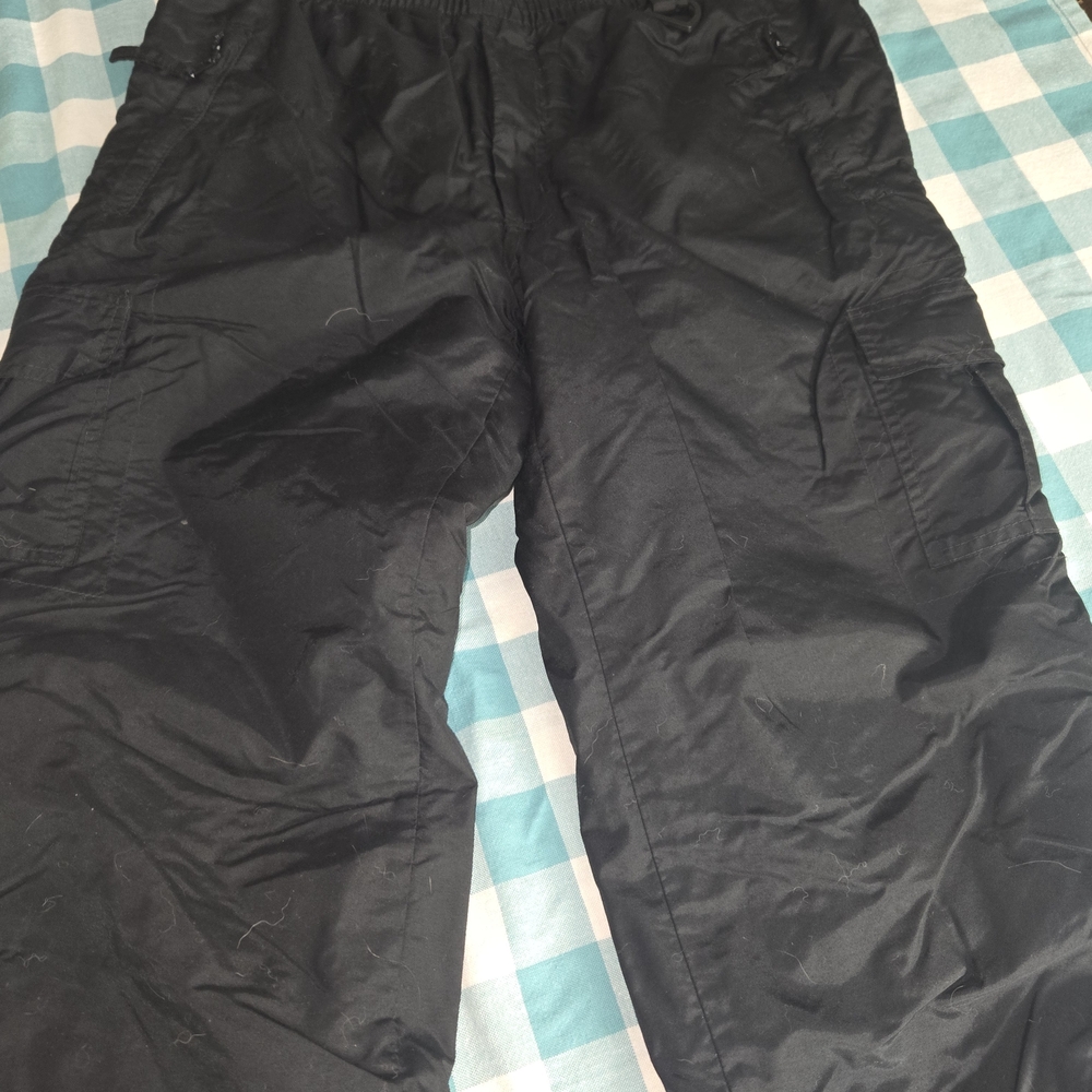 Youth's Black Snow Pants Size 16